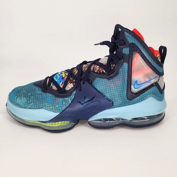 Nike LeBron 19 "Fast Food" Basketball Shoes – Dutch Blue Size 18 - Picture 1 of 16